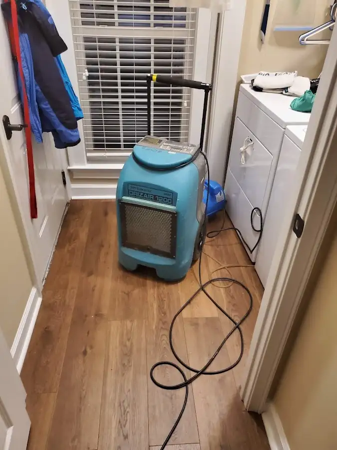 Commercial dehumidifier deployed for Flood Damage Cleanup in Carson City